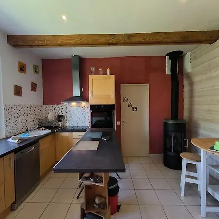 Maison 4 Personnes-2 Chambres-jardin-calme * Coarraze